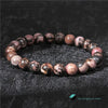 TCC™ Natural Rhodonite & Rose Quartz and Black Onyx Triple Power Bracelet